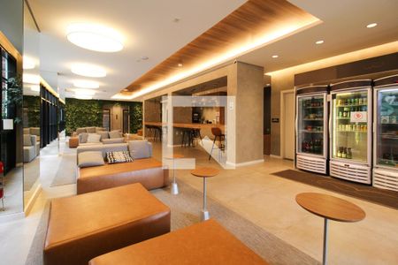 Apartamento para alugar com 25m², 1 quarto e sem vaga Apartamento para alugar com 25m², 1 quarto e sem vagaHall e Espaço Gourmet