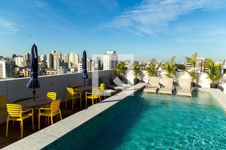 Studio para alugar com 26m², 1 quarto e sem vagaPiscina