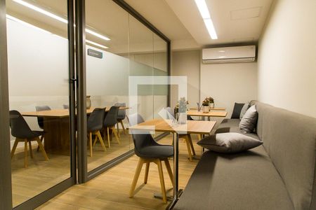 Studio para alugar com 26m², 1 quarto e sem vagaCoworking