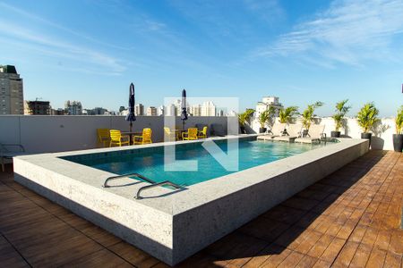 Studio para alugar com 26m², 1 quarto e sem vagaPiscina