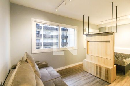 Sala/Cozinha de apartamento para alugar com 1 quarto, 38m² em Marechal Rondon, Canoas