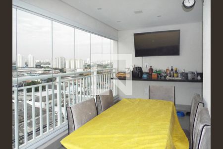 Varanda da sala de apartamento à venda com 3 quartos, 85m² em Vila Guilherme, São Paulo