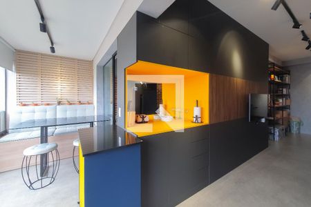 Sacada / Cozinha de kitnet/studio à venda com 1 quarto, 42m² em Vila Mariana, São Paulo