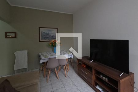 Sala de apartamento para alugar com 1 quarto, 45m² em José Menino, Santos