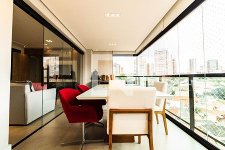 Varanda Gourmet de apartamento à venda com 3 quartos, 110m² em Chácara Inglesa, São Paulo
