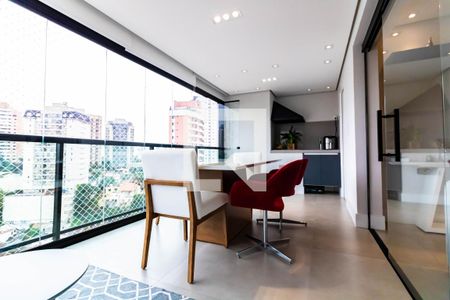 Varanda Gourmet de apartamento para alugar com 3 quartos, 110m² em Chácara Inglesa, São Paulo