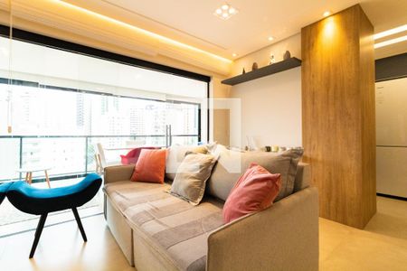 Sala de apartamento para alugar com 3 quartos, 110m² em Chácara Inglesa, São Paulo