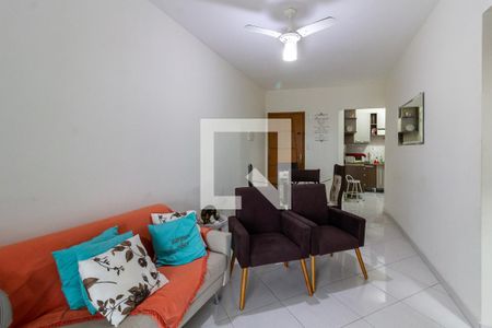 Sala de apartamento para alugar com 2 quartos, 76m² em Vila Caiçara, Praia Grande