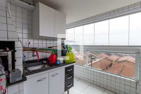 Varanda de apartamento para alugar com 2 quartos, 76m² em Vila Caiçara, Praia Grande