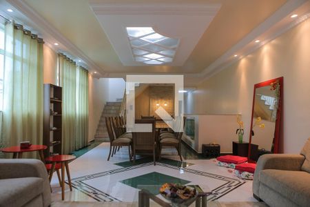 Sala de casa para alugar com 5 quartos, 340m² em Boqueirão, Santos