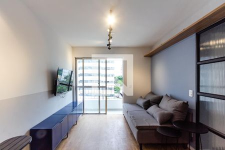 Sala de apartamento para alugar com 1 quarto, 45m² em Itaim Bibi, São Paulo
