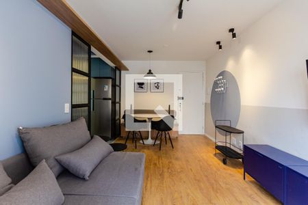 Sala de apartamento para alugar com 1 quarto, 45m² em Itaim Bibi, São Paulo