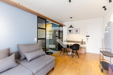 Sala de apartamento para alugar com 1 quarto, 45m² em Itaim Bibi, São Paulo