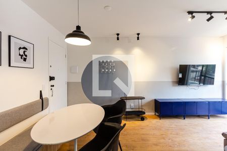 Sala de apartamento para alugar com 1 quarto, 45m² em Itaim Bibi, São Paulo