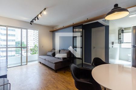 Sala de apartamento para alugar com 1 quarto, 45m² em Itaim Bibi, São Paulo