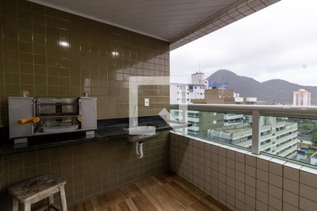 Varanda de apartamento para alugar com 2 quartos, 80m² em Canto do Forte, Praia Grande