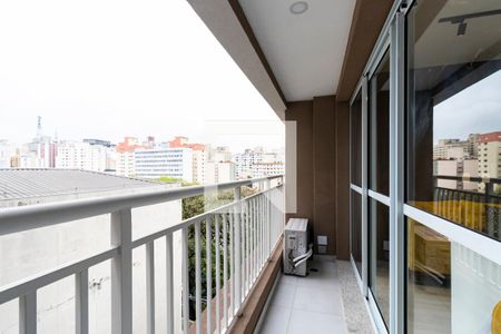 Studio para alugar com 27m², 1 quarto e sem vagaVaranda