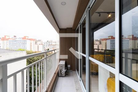 Studio para alugar com 27m², 1 quarto e sem vagaVaranda