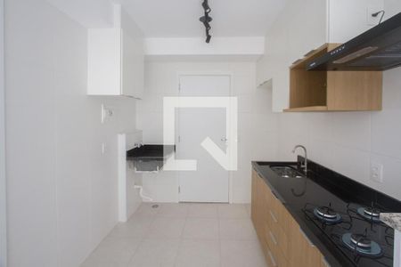 Cozinha de apartamento para alugar com 1 quarto, 28m² em Jardim Caravelas, São Paulo