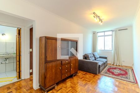 Sala de apartamento à venda com 1 quarto, 55m² em Campos Elíseos, São Paulo