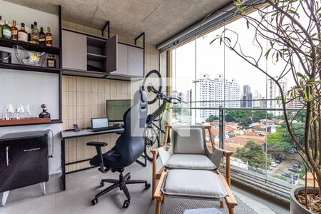 Studio para alugar com 45m², 1 quarto e 1 vagaVaranda