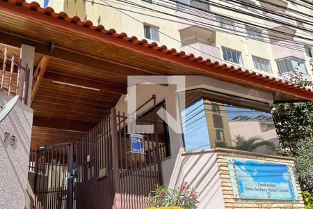 Apartamento para alugar com 64m², 2 quartos e 1 vagaFachada + plaquinha