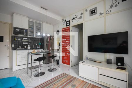 Sala de apartamento para alugar com 1 quarto, 35m² em Vila Andrade, São Paulo