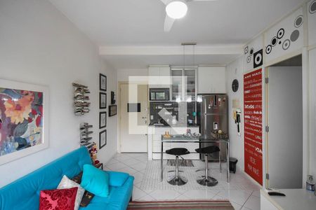 Sala de apartamento para alugar com 1 quarto, 35m² em Vila Andrade, São Paulo