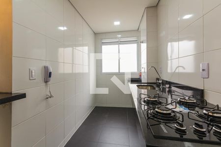 Cozinha de apartamento para alugar com 2 quartos, 44m² em Parque São Vicente, Mauá