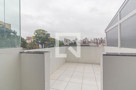 Varanda  de kitnet/studio para alugar com 1 quarto, 31m² em Alto da Glória, Curitiba