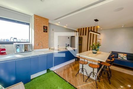 Varanda e Lavanderia de apartamento à venda com 1 quarto, 40m² em Brás, São Paulo