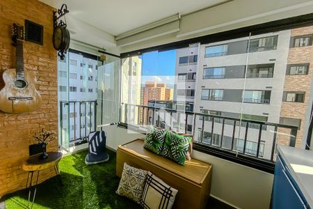 Varanda e Lavanderia de apartamento à venda com 1 quarto, 40m² em Brás, São Paulo