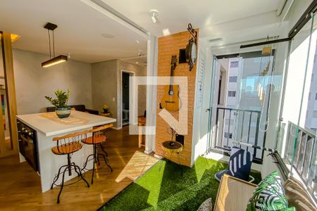 Varanda e Lavanderia de apartamento à venda com 1 quarto, 40m² em Brás, São Paulo