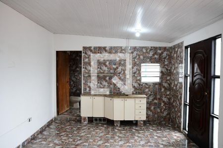 Quarto / Cozinha de kitnet/studio para alugar com 1 quarto, 27m² em Jardim Semiramis, Cotia