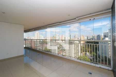 Varanda da Sala de apartamento para alugar com 3 quartos, 115m² em Chácara Inglesa, São Paulo
