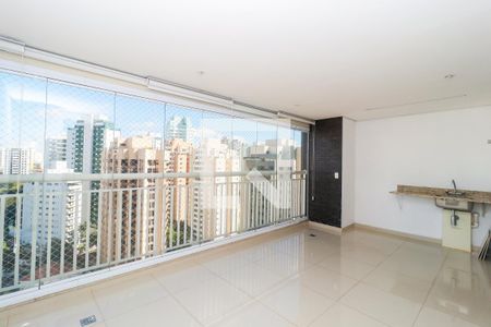 Varanda da Sala de apartamento para alugar com 3 quartos, 115m² em Chácara Inglesa, São Paulo
