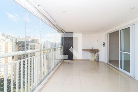 Varanda da Sala de apartamento para alugar com 3 quartos, 115m² em Chácara Inglesa, São Paulo