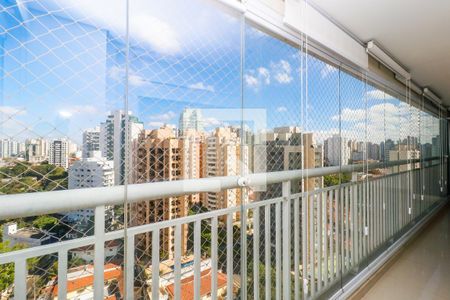 Varanda da Sala de apartamento para alugar com 3 quartos, 115m² em Chácara Inglesa, São Paulo