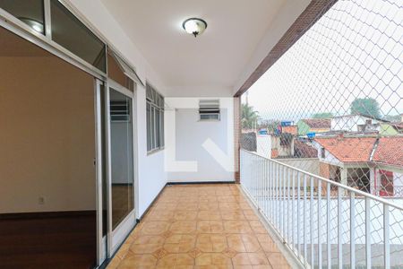 Varanda da Sala de apartamento para alugar com 3 quartos, 120m² em Méier, Rio de Janeiro