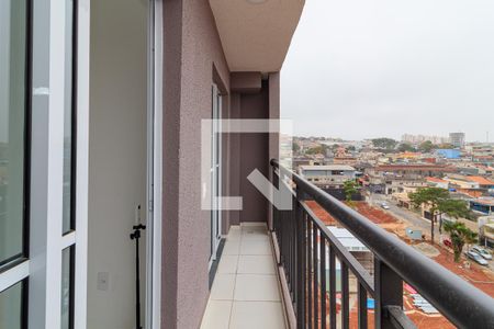 Varanda de apartamento para alugar com 1 quarto, 35m² em Vila Tolstoi, São Paulo