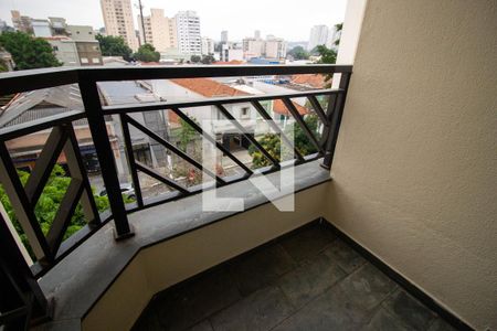 Varanda da Sala de apartamento à venda com 3 quartos, 77m² em Lapa, São Paulo