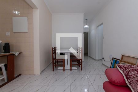 Sala de apartamento para alugar com 1 quarto, 52m² em Loteamento João Batista Julião, Guarujá