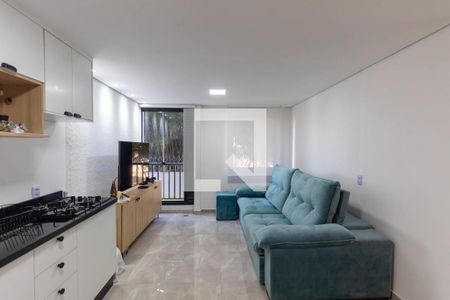Sala/Cozinha de apartamento à venda com 1 quarto, 40m² em Cangaíba, São Paulo