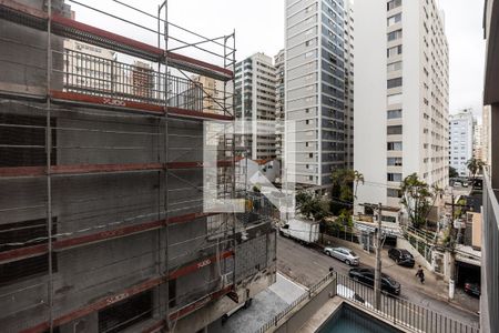 Vista da Varanda de kitnet/studio para alugar com 1 quarto, 28m² em Cerqueira César, São Paulo