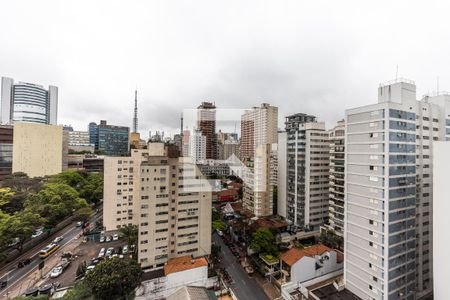 Vista da Varanda de kitnet/studio para alugar com 1 quarto, 31m² em Cerqueira César, São Paulo