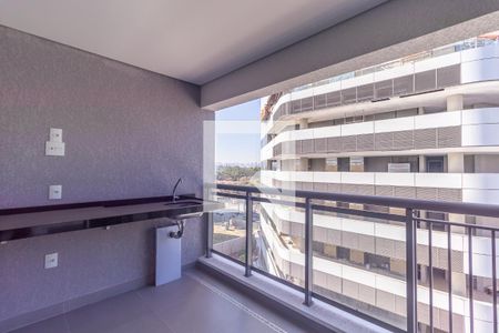 Varanda de kitnet/studio para alugar com 1 quarto, 38m² em Pinheiros, São Paulo