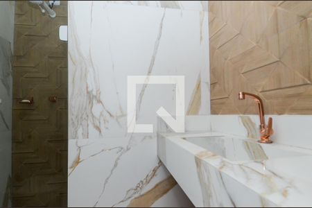Casa de condomínio para alugar com 90m², 2 quartos e 2 vagasBanheiro Social
