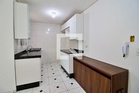 Cozinha de apartamento à venda com 2 quartos, 55m² em Parque Capuava, Santo André