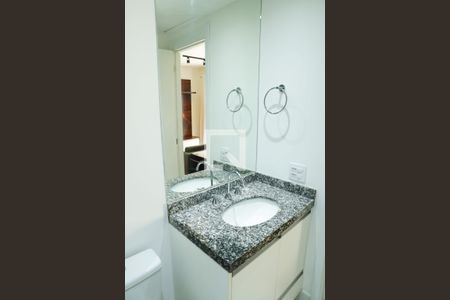 Banheiro de kitnet/studio para alugar com 1 quarto, 26m² em Campos Elíseos, São Paulo