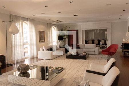 Sala de apartamento à venda com 4 quartos, 587m² em Jardim Paulista, São Paulo